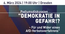 Podiumsdiskussion: Demokratie in Gefahr!?